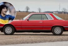 La historia del Mercedes-Benz clásico de Maradona