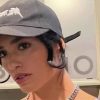 Lali Espósito eligió un look sporty con una estampa muy jugada